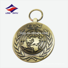 Fábrica de venda direta 3D lembrança de liga de zinco medalha personalizado